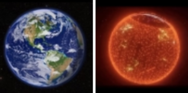 Earth on fire